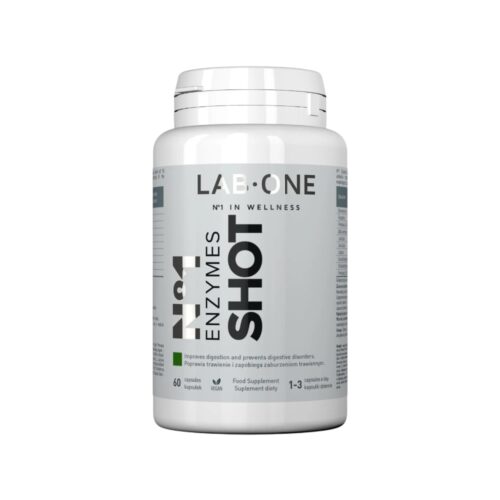 Enzymes Shot Lab One Wellness 60 Veg Caps