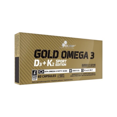Gold Omega 3 D3 K2 Sport Edition Olimp Nutrition 60 Capsules