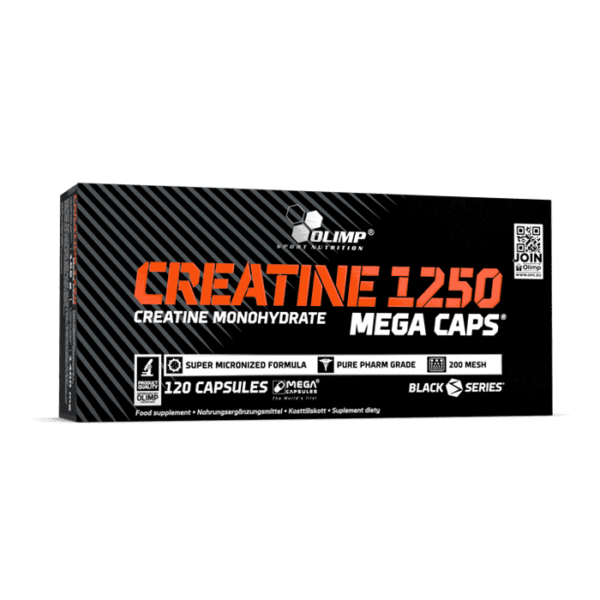 Olimp Nutrition Creatine 1250 Mega Caps 120 Capsules Fitcookie.png