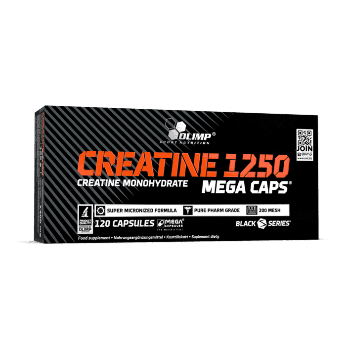 Olimp Nutrition Creatine 1250 Mega Caps 120 Capsules Fitcookie.png