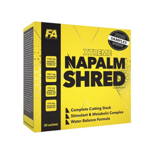 Napalm Shred Fat Burner Fitness Authority Fa