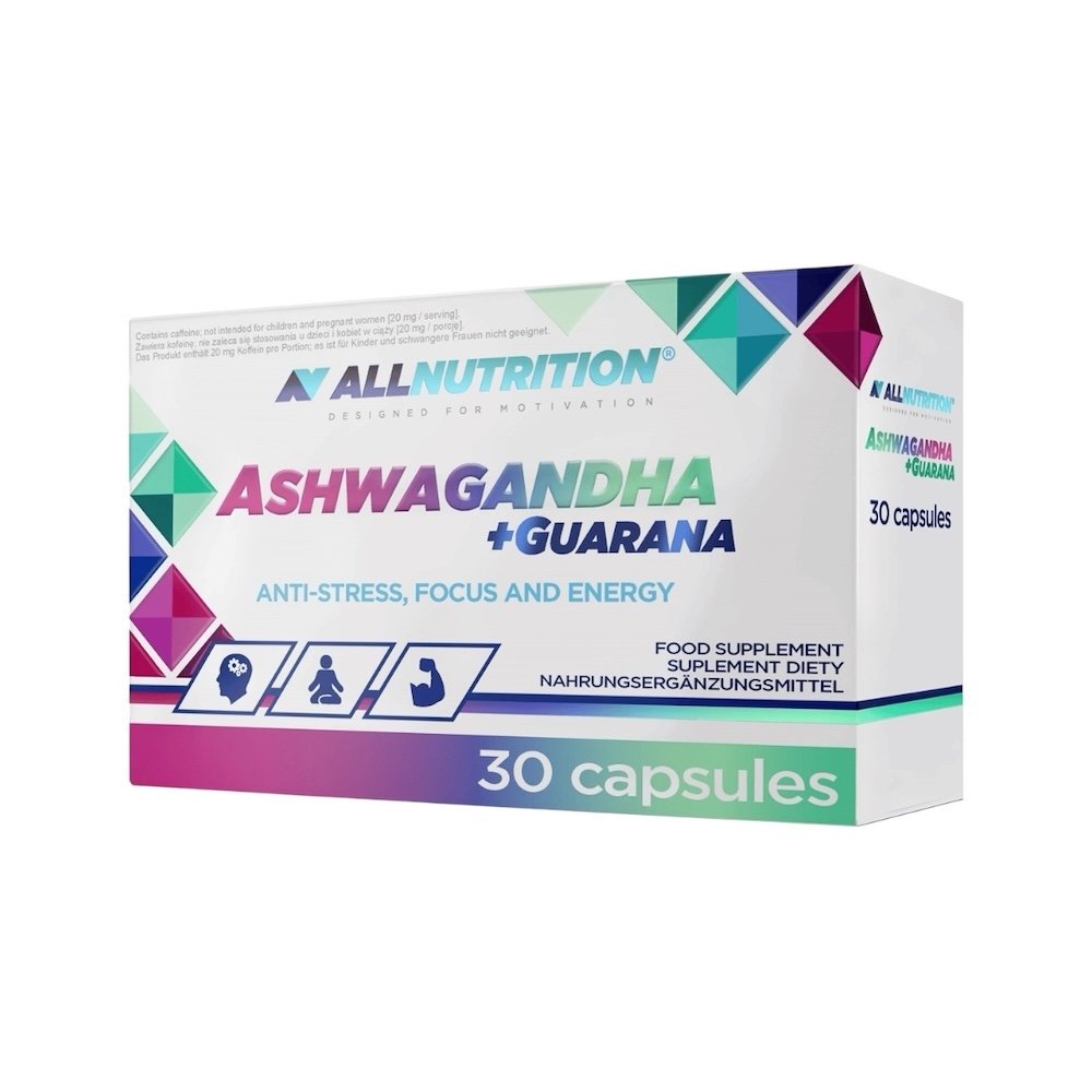 Ashwagandha Guarana Allnutrition 30 Caps