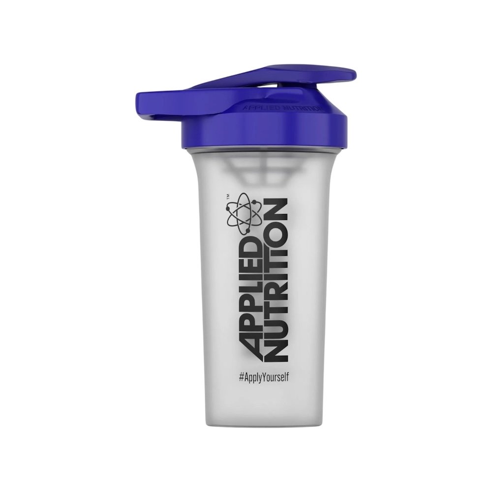 Plastic Shaker Blue Clear Applied Nutrition Front 700ml