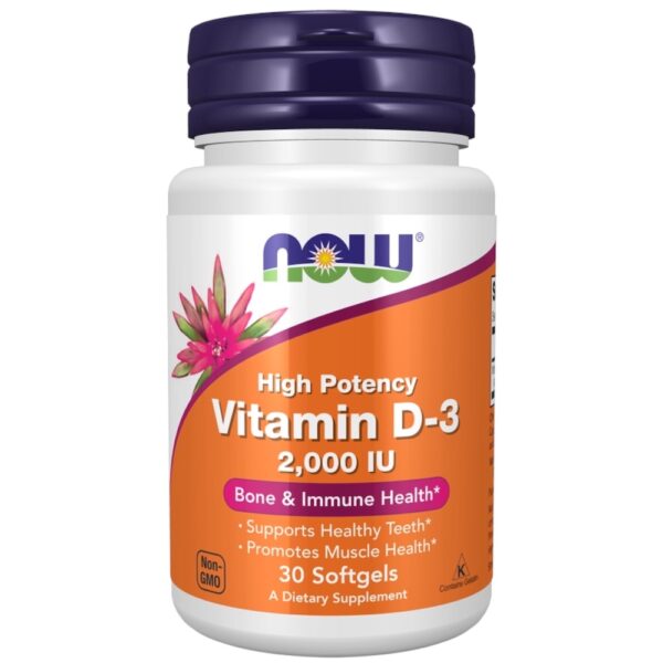 Vitamin D3 Now Foods 30softgels