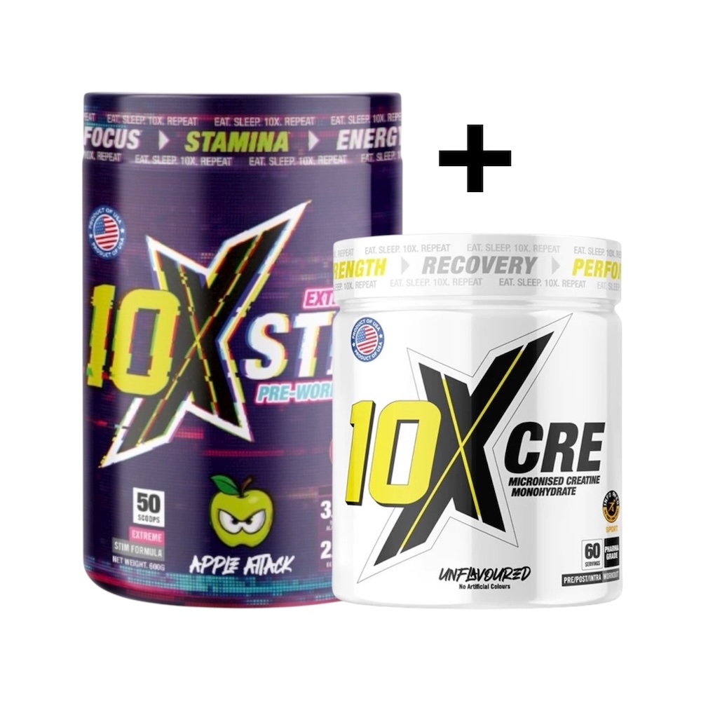 10x Atheltic Stim Extreme Preworkout Creatine Monohydrate Promo Sale