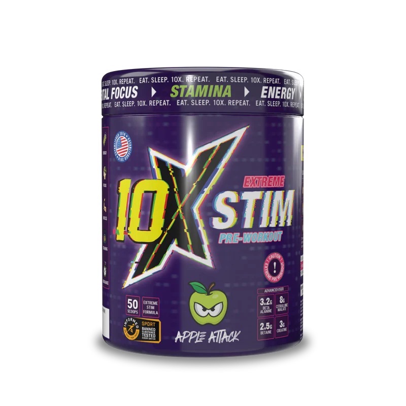 Apple Attack 10x Athletic Extreme Stim Preworkout