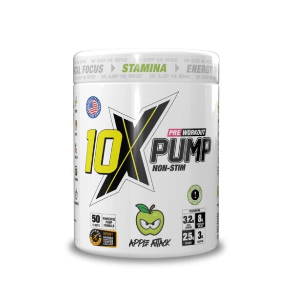 Apple Attack 10x Athletic Pump Non Stim Pre Workout