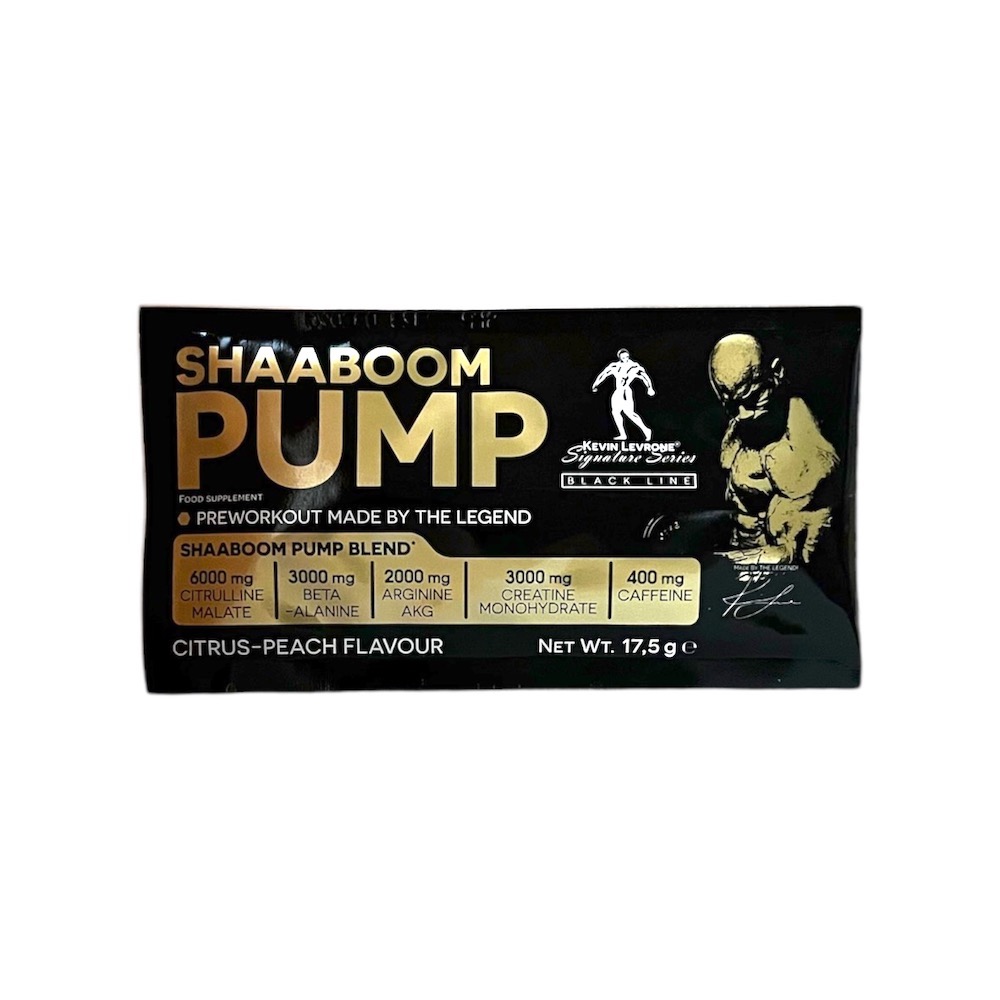 Shaaboom Pump Pre Workout Sachet Kevin Levrone