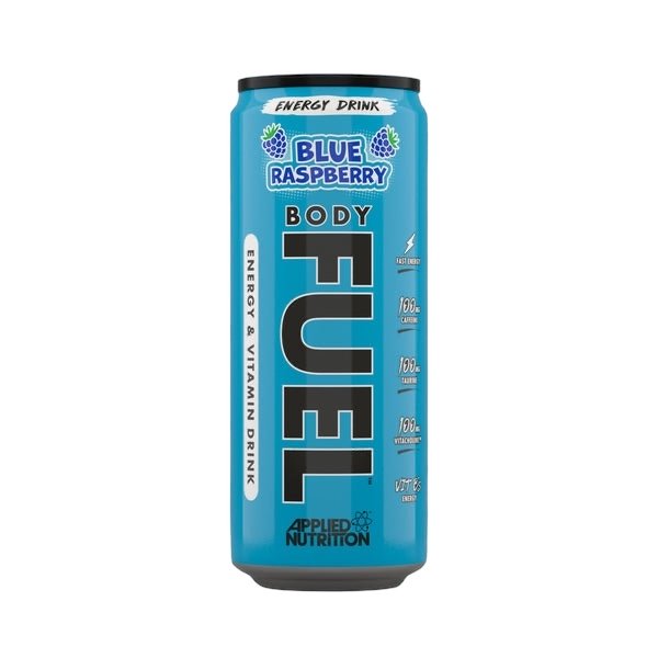 Blue Raspberry Bodyfuel Energy Can Applied Nutrition