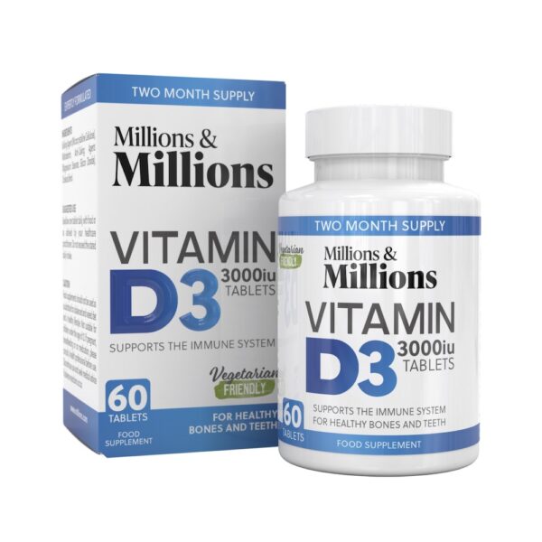 Vitamin D3 60 Tablets