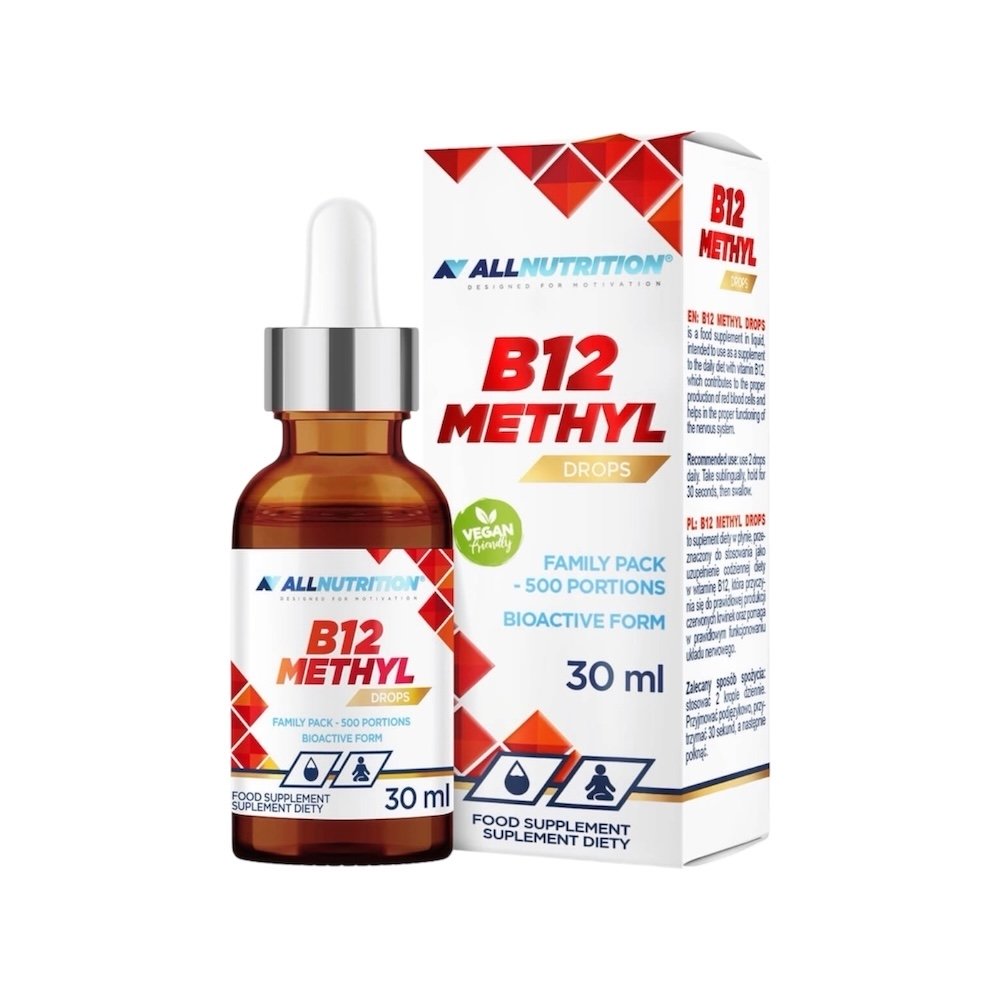 B12 Vitamin Methyl Drops Allnutrition 30ml