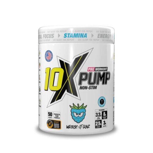 Wreck It Raz 10x Athletic Pump Non Stim Pre Workout