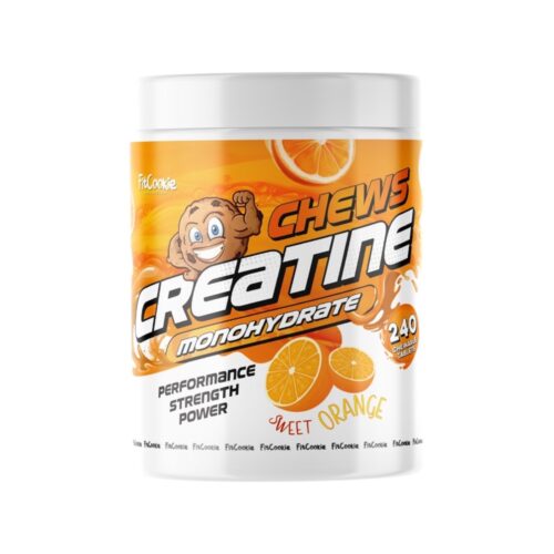 Creatine Monohydrate Chews Chewable Tablets Sweet Orange Fitcookie.co.uk