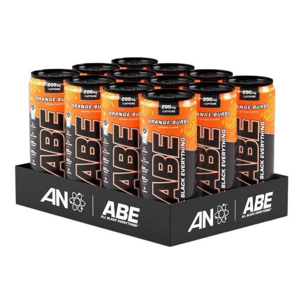 Orange Burst Abe Pre Workout Can Applied Nutrition 12x330ml