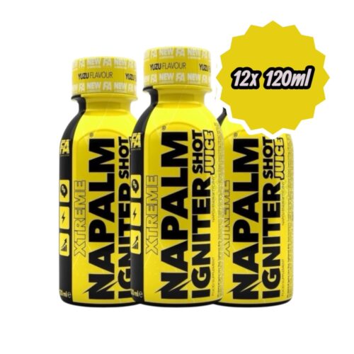 Napalm Igniter Juice Shot Preworkout Fitness Authority Fa 12x120ml