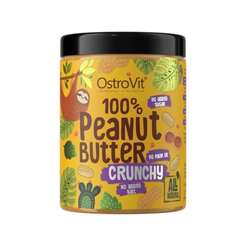 Crunchy 100% Peanut Butter Ostrovit 1000g 1kg