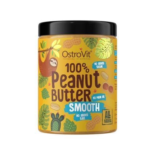 Smooth 100% Peanut Butter Ostrovit 1000g 1kg