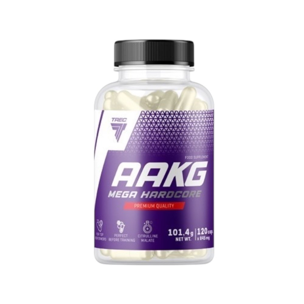 Aakg Mega Hardcore Trec Nutrition 120 Caps