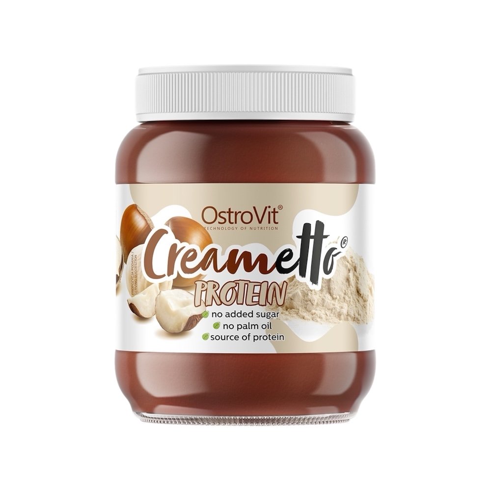 Hazelnut Protein Creametto Spread Chocolate Ostrovit 350g Info