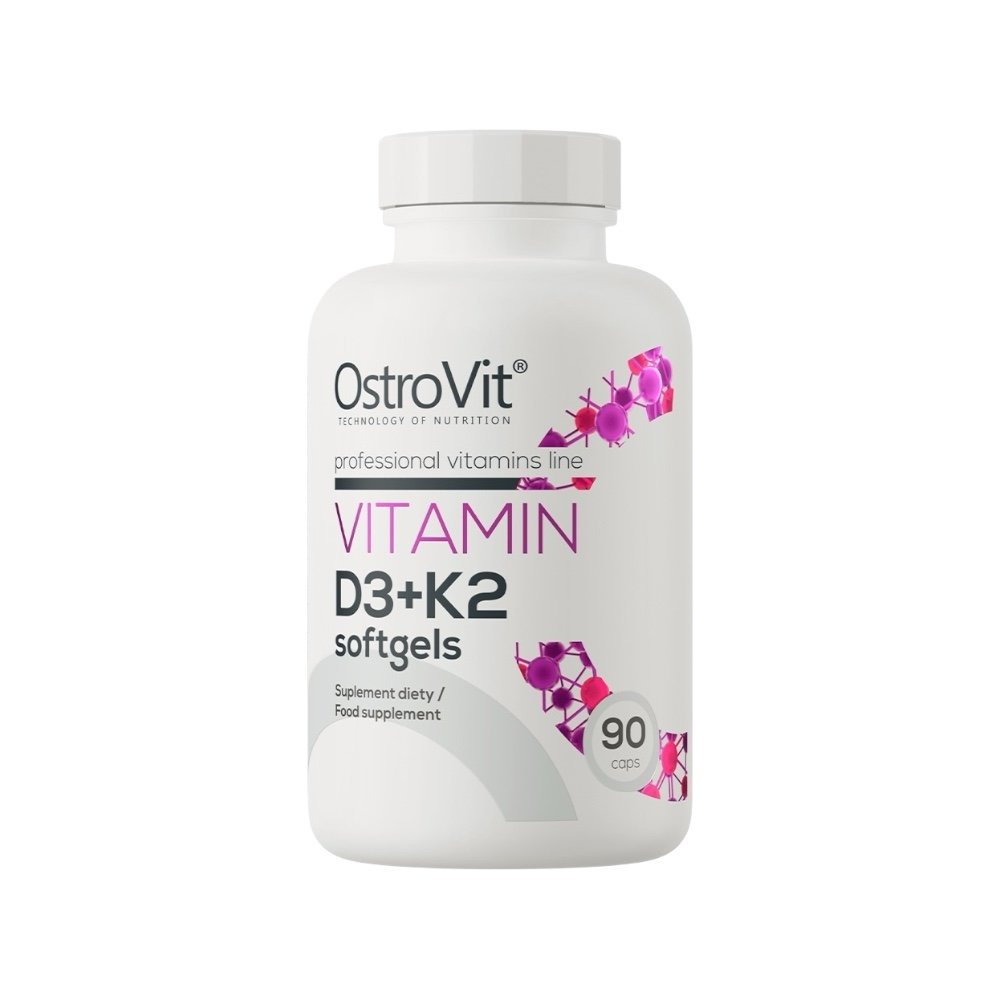 Vitamin D3 K2 Ostrovit 90 Softgels