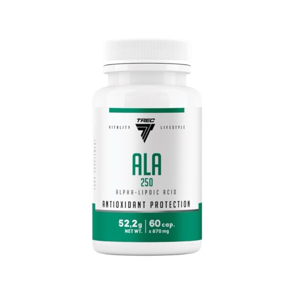 Ala 250 Alpha Lipolic Acid Trec Nutrition 60 Caps