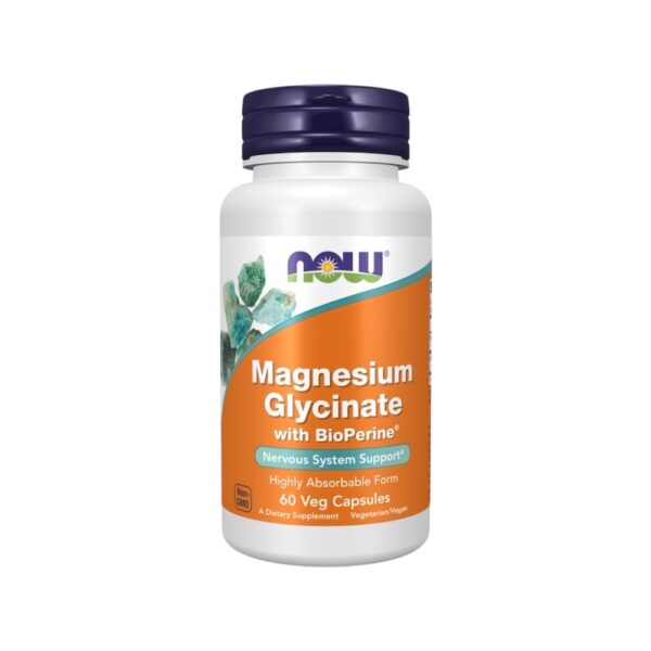 Magnesium Glycinate Now Foods 60 Veg Caps