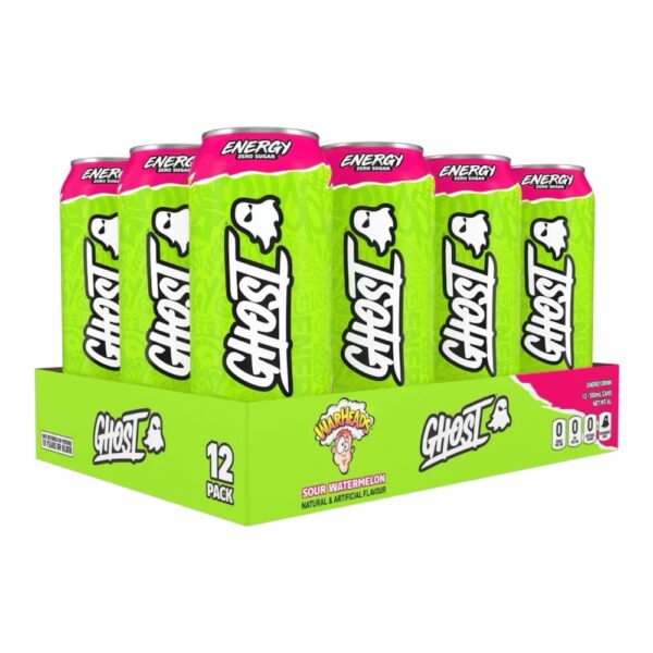 Sour Watermelon Ghost Energy Drink Case 12x 500ml