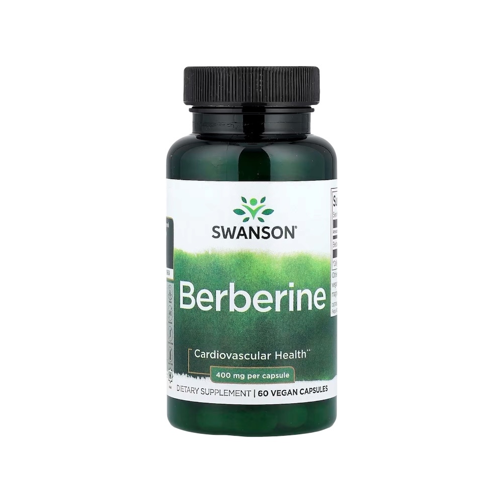 Berberine 400mg Swanson New 60 Vegan Capsules