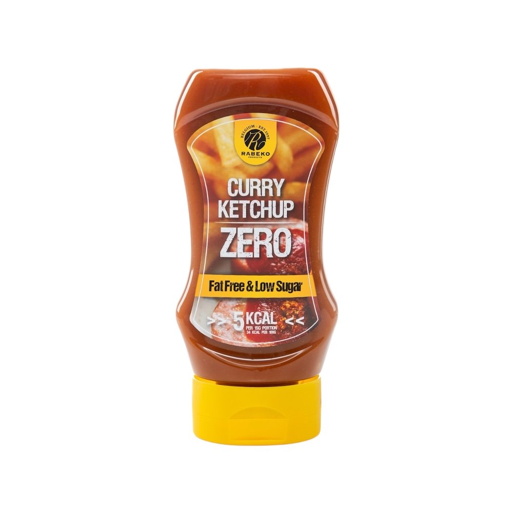 Curry Ketchup Rabeko Zero Fat Sugar Sauce 350ml
