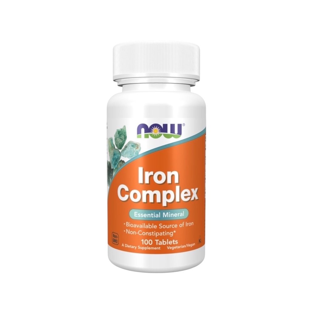 Iron Complex Now Foods 100 Tablets
