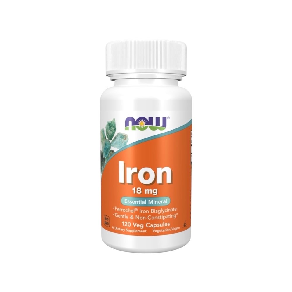 Iron Now Foods 18mg 120 Veg Caps