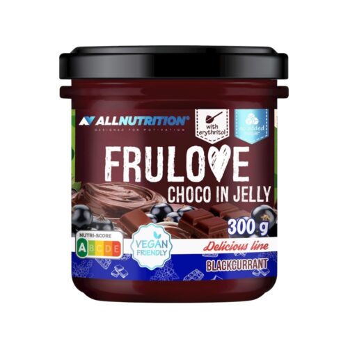 Blackcurrant Choco In Jelly Frulove Allnutrition 300g