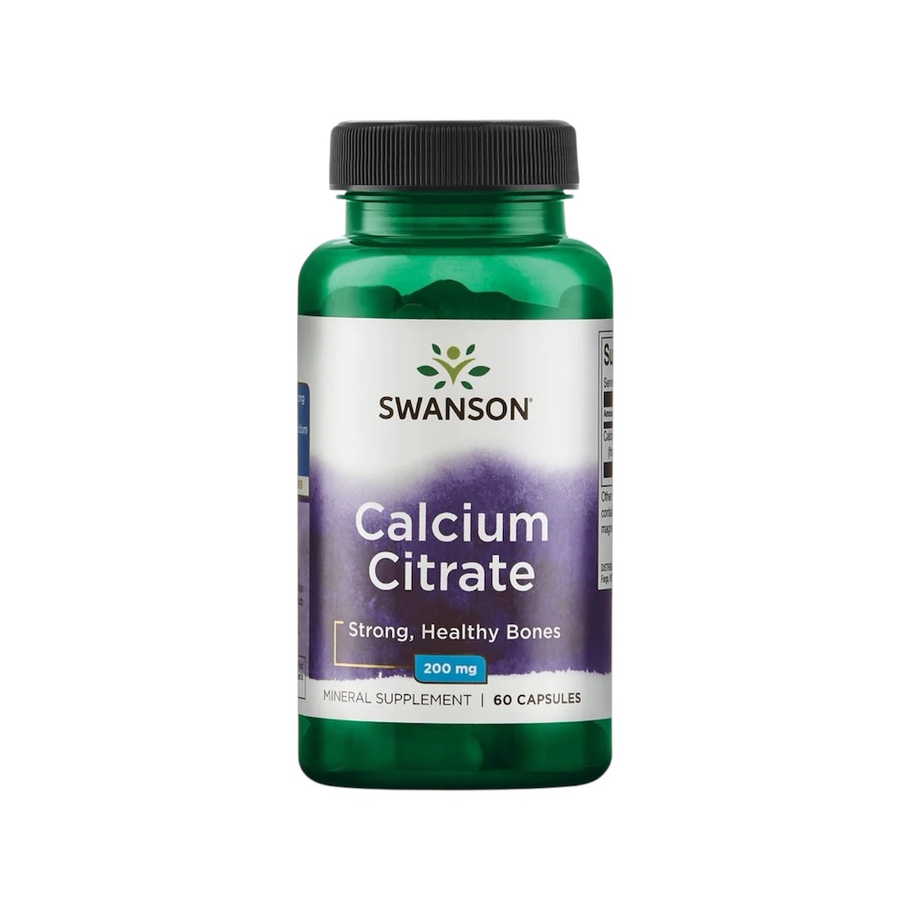 Calcium Citrate Swanson 200mg 60 Caps