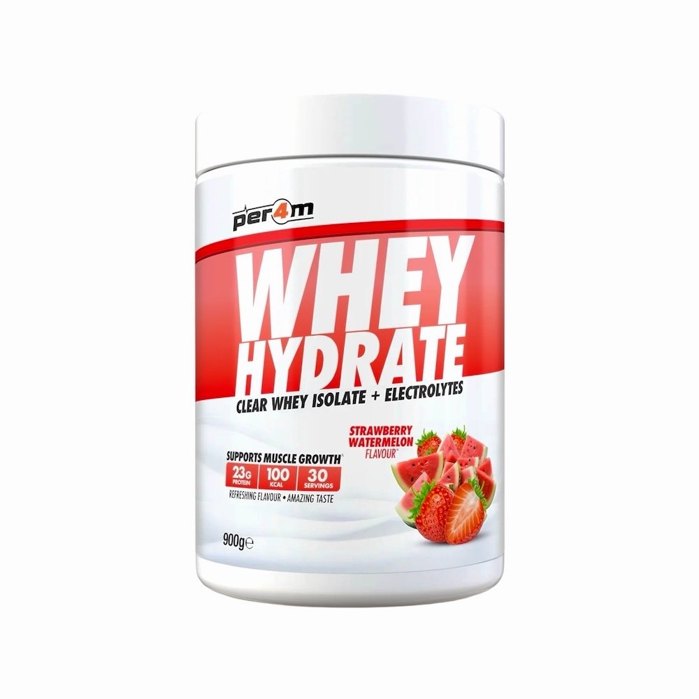 Strawberry Watermelon Per4m Nutrition Whey Hydrate Clear Whey Isolate Electrolytes 900g