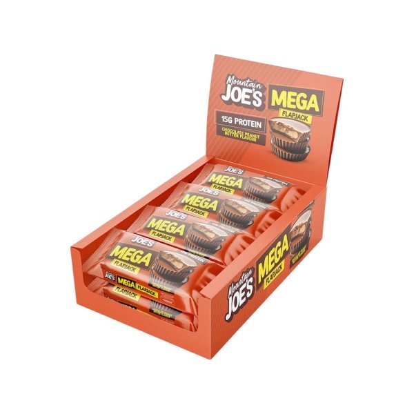Chocolate Peanut Butter Mountain Joes Mega Flapjack 12x100g
