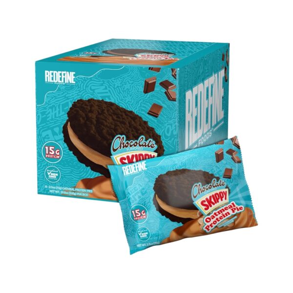 Chocolate Peanut Butter Redefine Foods Oatmeal Protein Pie 8x70g