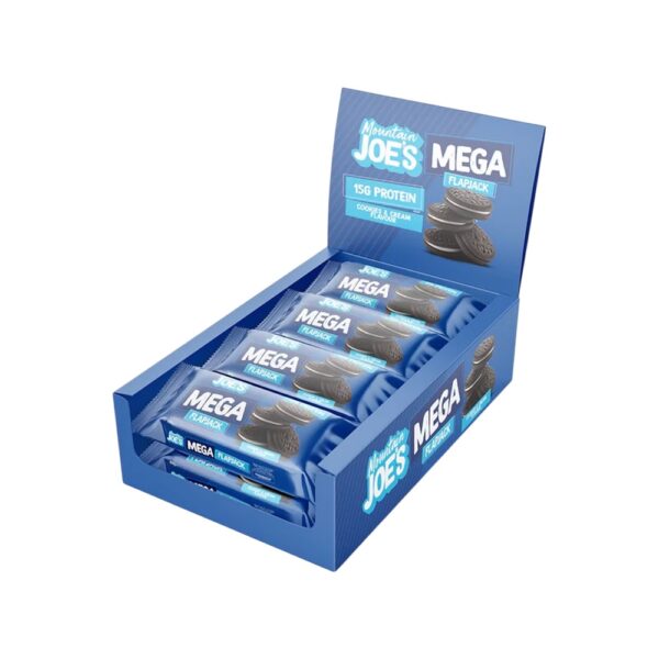 Cookie Cream Mountain Joes Mega Flapjack 12x100g