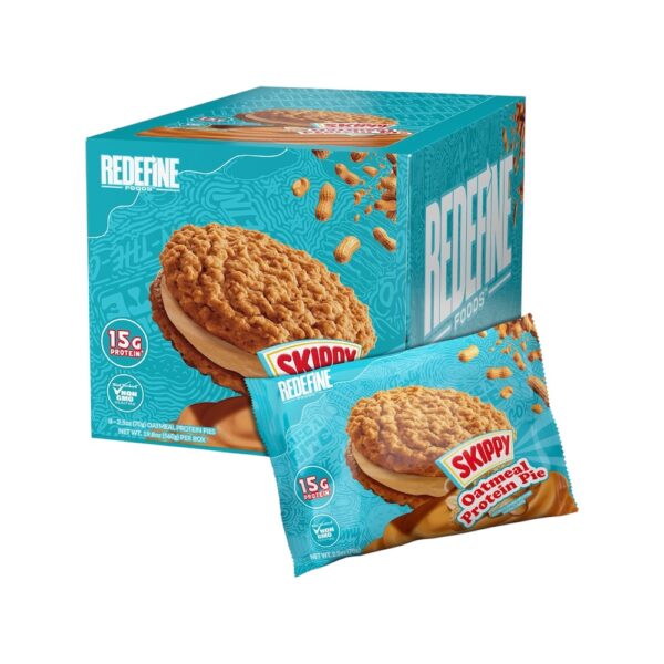 Peanut Butter Redefine Foods Oatmeal Protein Pie 8x70g