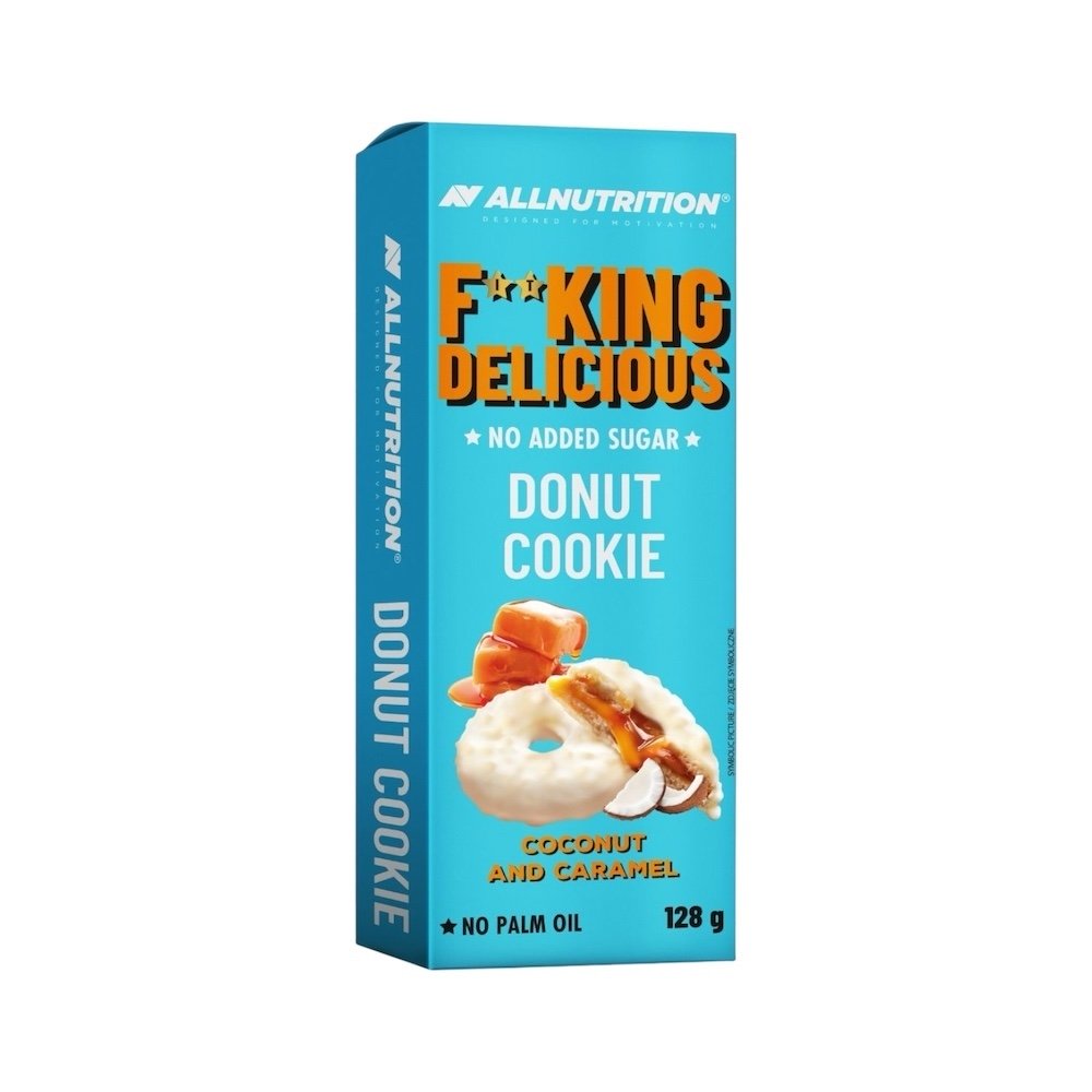 Coconut And Caramel Donut Cookie Fitking Delicious Allnutrition 128g