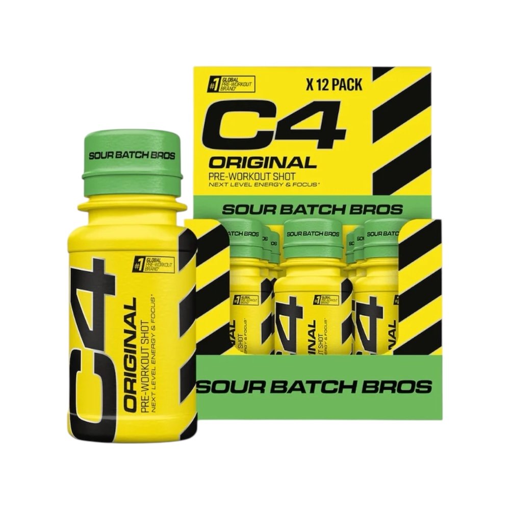 Sour Batch Bros C4 Pre Workout Shot Cellucor 12x60ml