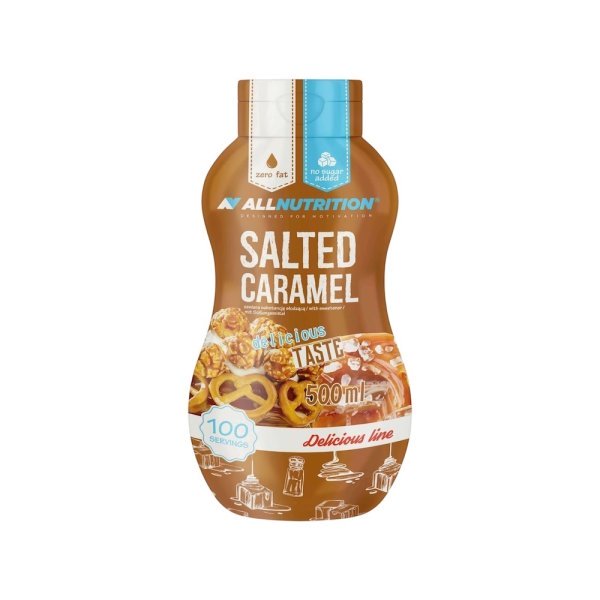 Salted Caramel Syrup Allnutrition 500ml
