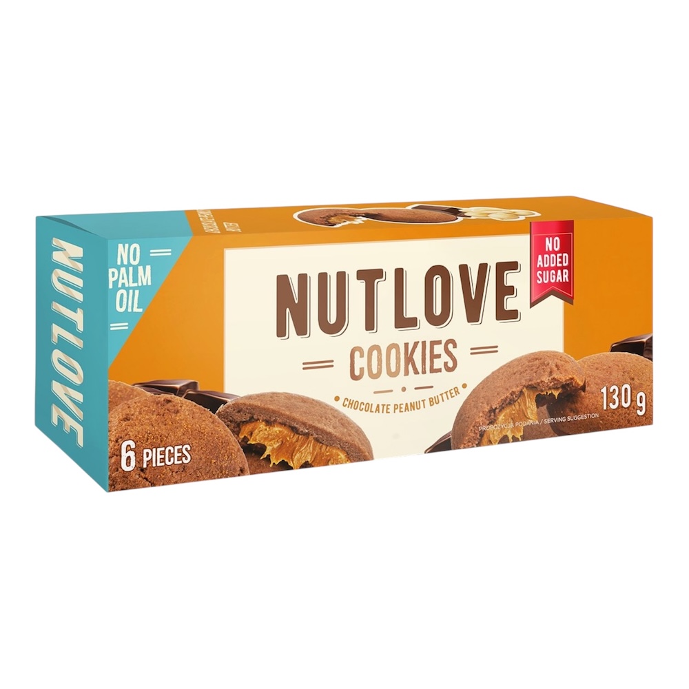 Chocolate Peanut Butter Nutlove Cookies Allnutrition 130g