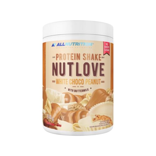 White Choco Peanut Nutlove Whey Protein Shake Allnutrition 630g