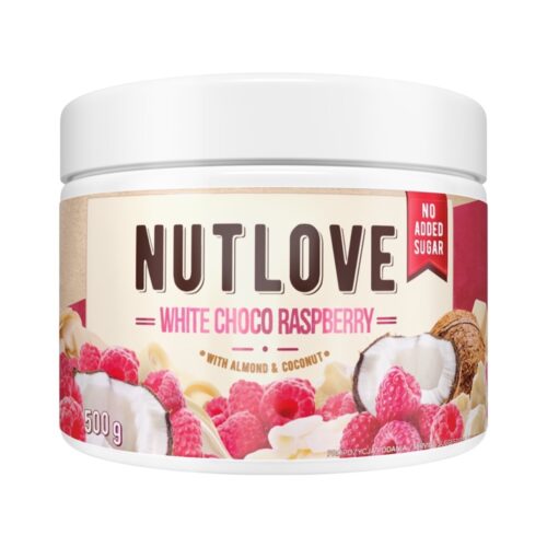 White Choco Raspberry Nutlove Allnutrition Chocolate Spread 500g
