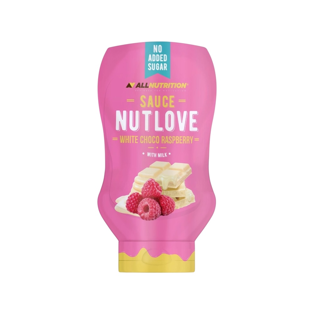 White Choco Raspberry Nutlove Allnutrition Sauce 280g