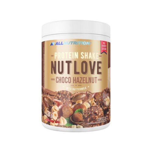 Choco Hazelnut Nutlove Whey Protein Shake Allnutrition 630g