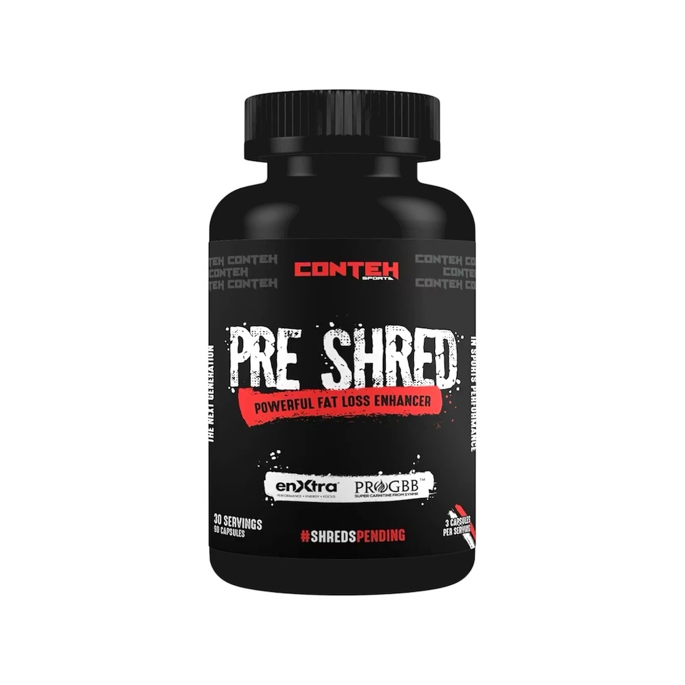Pre Shred Fat Burner Thermogenic Conteh Sports 90 Caps