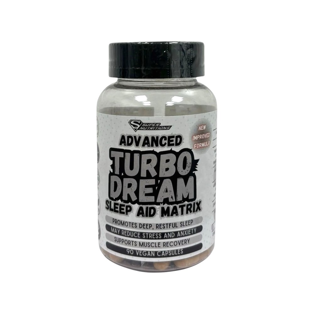 Turbo Dream Sleep Support Super Nutrition 90 Vegan Caps