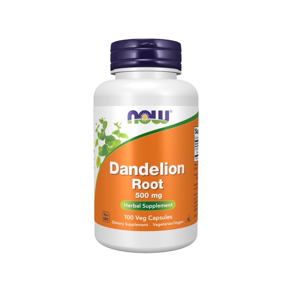 Dandelion Root 500mg Now Foods 100 Veg Capsules