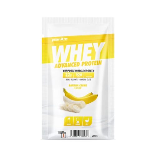 Banana Creme Per4m Advanced Whey Protien Sachet 30g